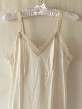 Load image into Gallery viewer, Vintage Ivory Nylon Lace Night Gown - Sally De La Rose
