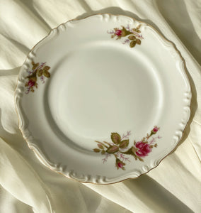 Vintage Floral Plates Set of 2 ( Small)