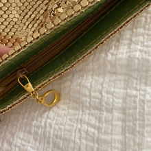 Load image into Gallery viewer, Antique Gold Toned Mesh Purse
