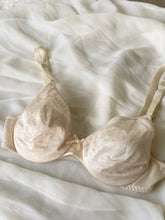 Load image into Gallery viewer, Vintage Ivory Satin Bra
