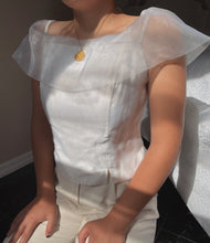 Load image into Gallery viewer, Vintage Off The Shoulder Porcelain Blouse - Sally De La Rose
