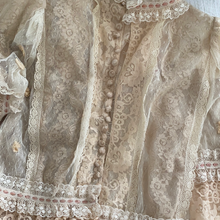 Load image into Gallery viewer, Beautiful Rare Antique Lace Set Blouse and Skirt
