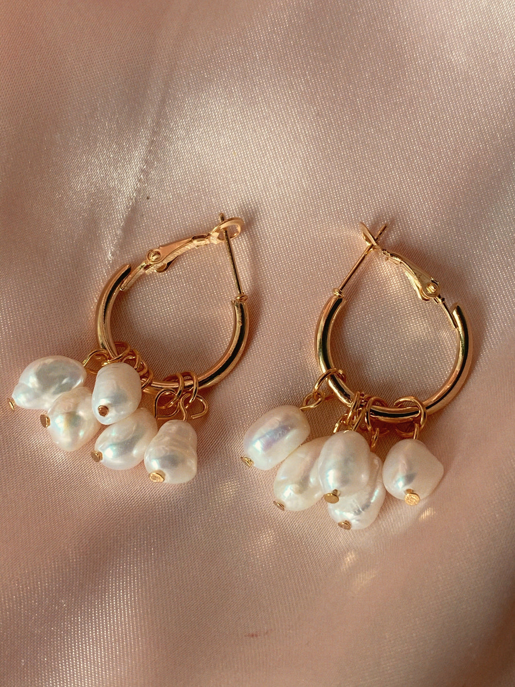 Estelle Drop Pearl Earrings