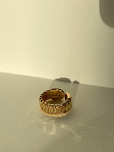 Load image into Gallery viewer, Gold Plated Harmony Flower Cuff Ring
