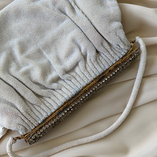 Load image into Gallery viewer, Vintage French 1960s Saks Fifth Avenue Glass Beaded Bag Clutch
